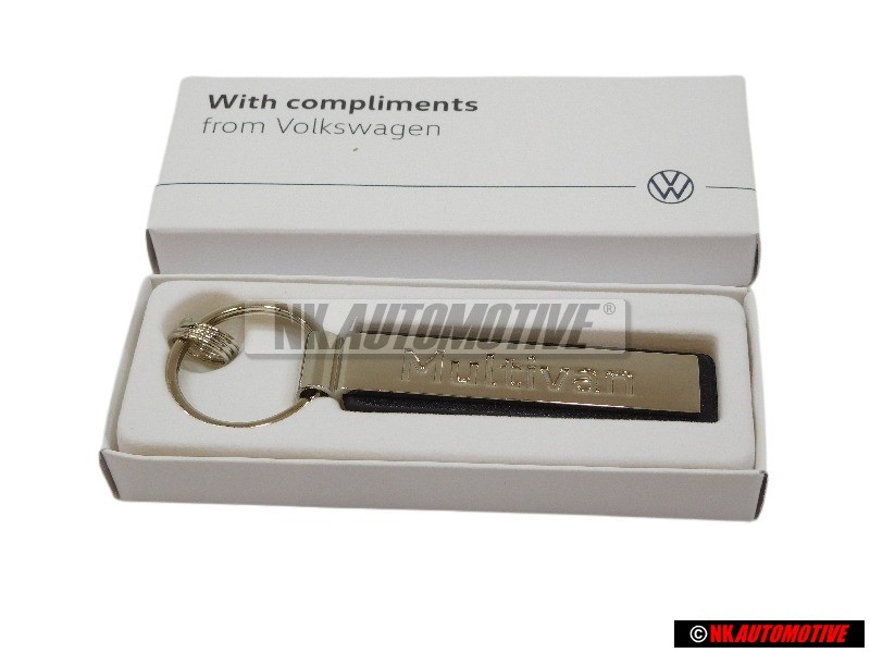 VW Original Llavero Plata/Negro - 000087010AAYPN