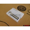 VW Original Llavero Plata/Negro - 000087010AAYPN