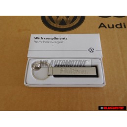 VW Original Llavero Plata/Negro - 000087010AAYPN