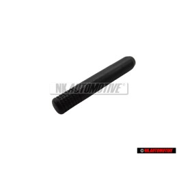 VW Original Boton P. Varilla Seguridad Negro Satinado - 6N0837187A 01C