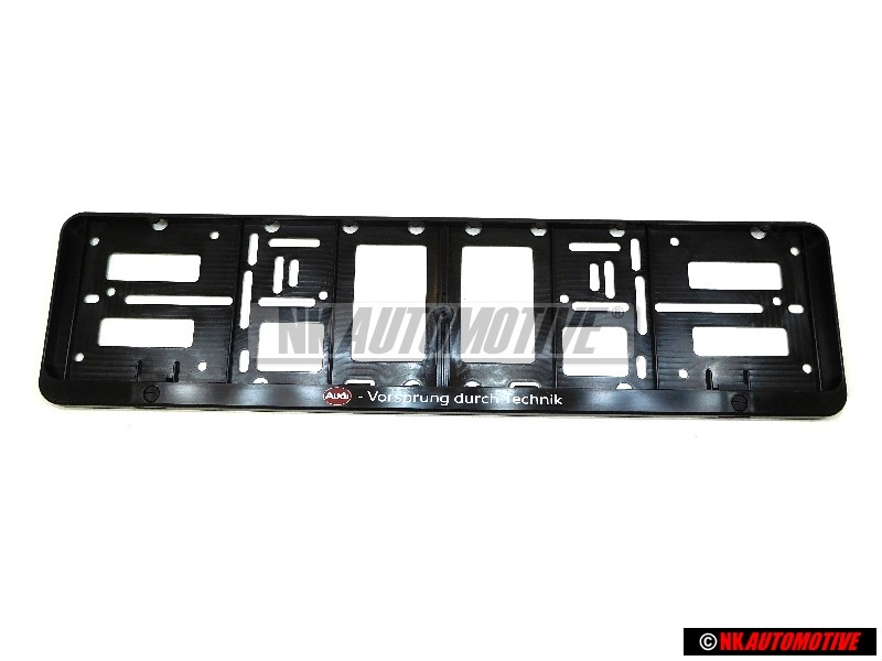 Audi Original License Plate Holder Vorsprung Durch Technik - A16-2285
