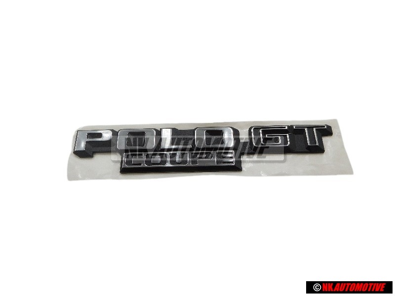 VW Original POLO GT COUPE Trasero Rotulo Insignia Emblema - 871853687B