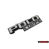 VW Original POLO COUPE Trasero Rotulo Insignia Emblema Blanco - 871853687 QK6