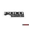 VW Original POLO COUPE Trasero Rotulo Insignia Emblema Blanco - 871853687 QK6