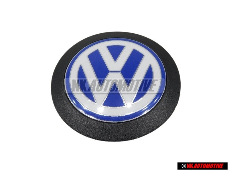 VW Original Cubierta Del Motor Simbolo Emblema Azul Blanco - 038103940F