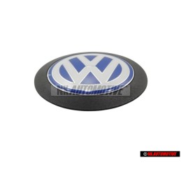 VW Original Cubierta Del Motor Simbolo Emblema Azul Blanco - 038103940F