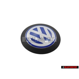 VW Original Cubierta Del Motor Simbolo Emblema Azul Blanco - 038103940F