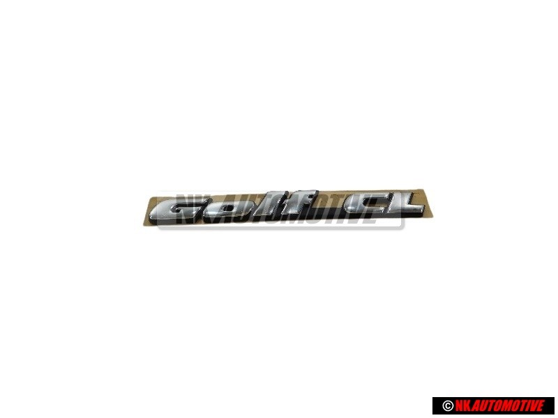 VW Original GOLF CL Trasero Rotulo Insignia Emblema Cromo - 1H6853687AAZ10