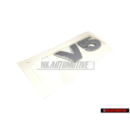 VW Original V5 Trasero Rotulo Insignia Emblema Cromo - 1J0853675D 739