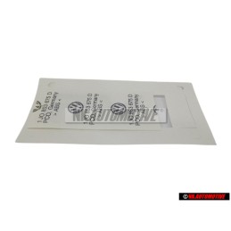 VW Original V5 Trasero Rotulo Insignia Emblema Cromo - 1J0853675D 739