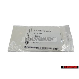 VW Original V5 Trasero Rotulo Insignia Emblema Cromo Rojo - 1J0853675ABGQF