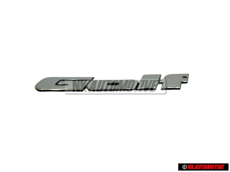 VW Original GOLF Trasero Rotulo Insignia Emblema Cromo - 1H6853687AH