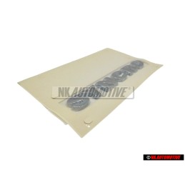VW Original SYNCRO Trasero Rotulo Insignia Emblema Cromo - 3B0853675F 739