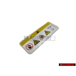 VW Original Adhesivo Carga Excesiva Aceite Motor - 701010002AA