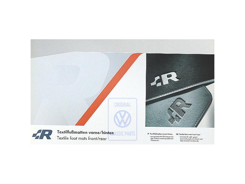 VW Original 1 Juego Alfombrillas (Textil) - JNV863013A