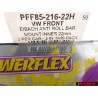 2x POWERFLEX EIBACH 22mm Front Anti-Roll Bar Inner Bush - PFF85-216-22H