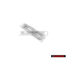 Audi Original 100 Trasero Rotulo Insignia Emblema Cromo - 4A9853741 2ZZ