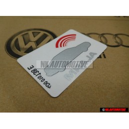 Audi Original Adhesivo 'Alarm' - 4D0010138E