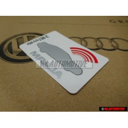 Audi Original Adhesivo 'Alarm' - 4D0010138E
