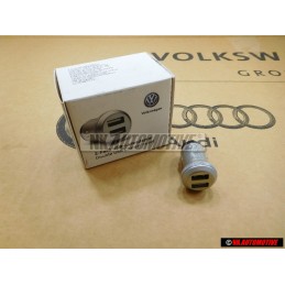 VW Original Puerto De Carga Usb Doble - 000051443D