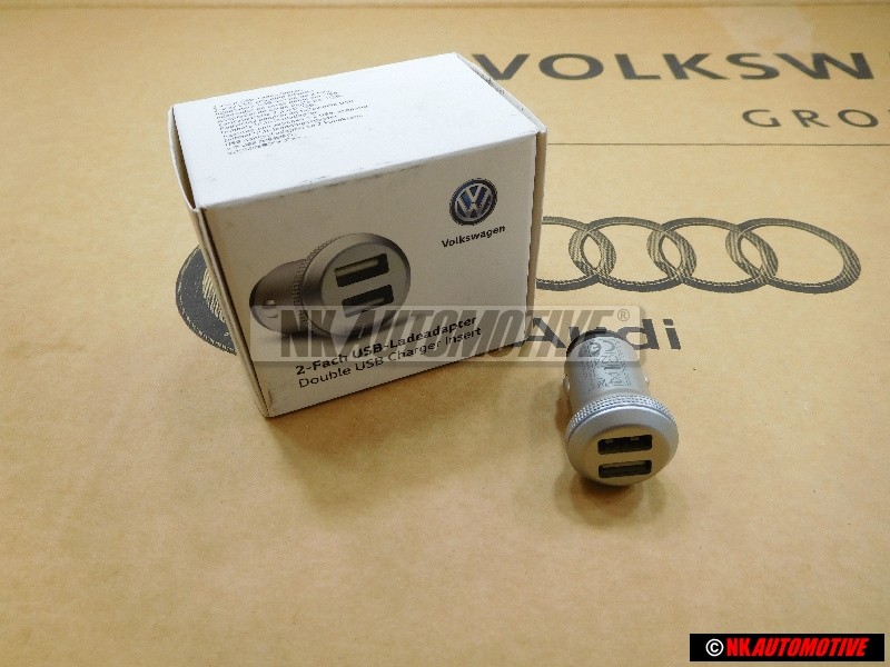 VW Original Puerto De Carga Usb Doble - 000051443D