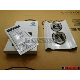 VW Original Lamina Decoracion Negro/Cromo - 5C0064317ASXRW