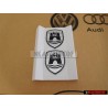 VW Original Lamina Decoracion Negro/Cromo - 5C0064317ASXRW
