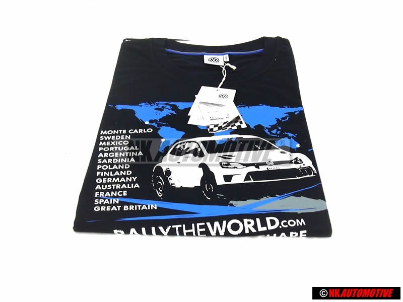 VW Original Camiseta (Caballero) Azul Oscuro/Blanco - 6RV084200E BRL