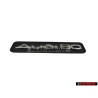 Audi Original AUDI 90 Tablero Rotulo Insignia Emblema Negro Cromo - 893853682B