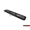 Audi Original AUDI 90 Tablero Rotulo Insignia Emblema Negro Cromo - 893853682B