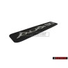Audi Original AUDI 90 Tablero Rotulo Insignia Emblema Negro Cromo - 893853682B