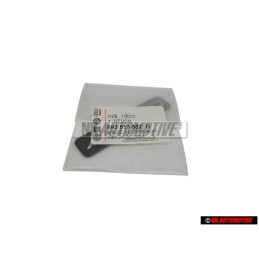 Audi Original AUDI 90 Tablero Rotulo Insignia Emblema Negro Cromo - 893853682B