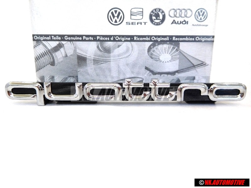 Audi Original QUATTRO Frente Rotulo Insignia Emblema Cromo - 8A0853736A 2ZZ