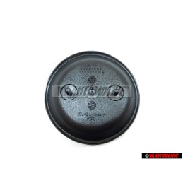 VW Original Trasero Simbolo Insignia Emblema Negro - 357853601B 041