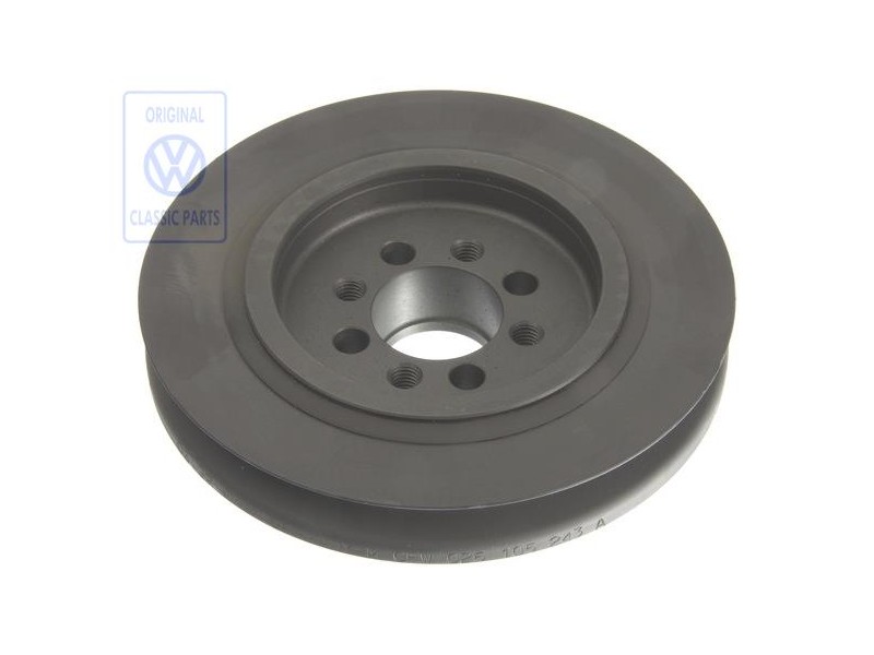 VW Original Polea Para Correa Trapezoidal Con Amortiguador Vibrac. 