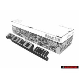 VW Original POLO CL Trasero Rotulo Insignia Emblema Plata Cepillada - 867853687F