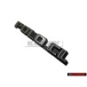 VW Original POLO CL Trasero Rotulo Insignia Emblema Plata Cepillada - 867853687F