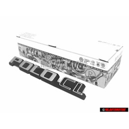 VW Original POLO CL Trasero Rotulo Insignia Emblema Plata Cepillada - 874853687A