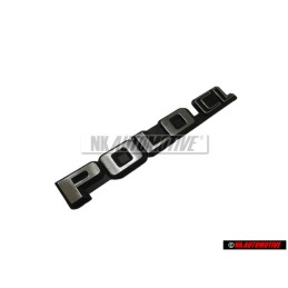 VW Original POLO CL Trasero Rotulo Insignia Emblema Plata Cepillada - 874853687A