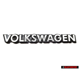 VW Original VOLKSWAGEN Trasero Rotulo Insignia Emblema Blanco - 321853685C QK6