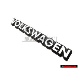 VW Original VOLKSWAGEN Trasero Rotulo Insignia Emblema Blanco - 321853685C QK6