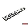 VW Original VOLKSWAGEN Trasero Rotulo Insignia Emblema Blanco - 321853685C QK6