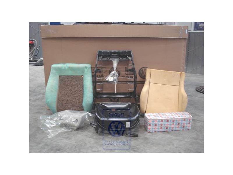 VW Original Asiento Compl. Con Respaldo Y Apoyacabezas Sin Tapizado - 191898024C