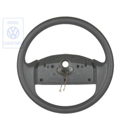 VW Original Volante Direccion Negro Satinado - 191419091AG01C