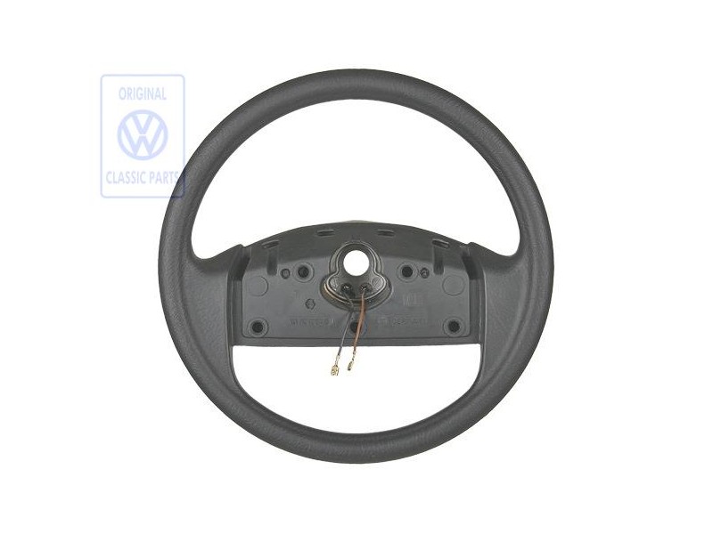 VW Original Volante Direccion Negro Satinado - 191419091AG01C