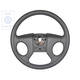 VW Original Volante Deportivo Negro Satinado - 191419091AK01C