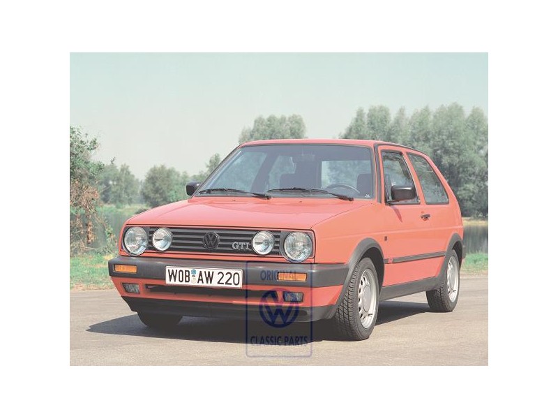 VW Original Calandra Negro Satinado - 191853653F 01C