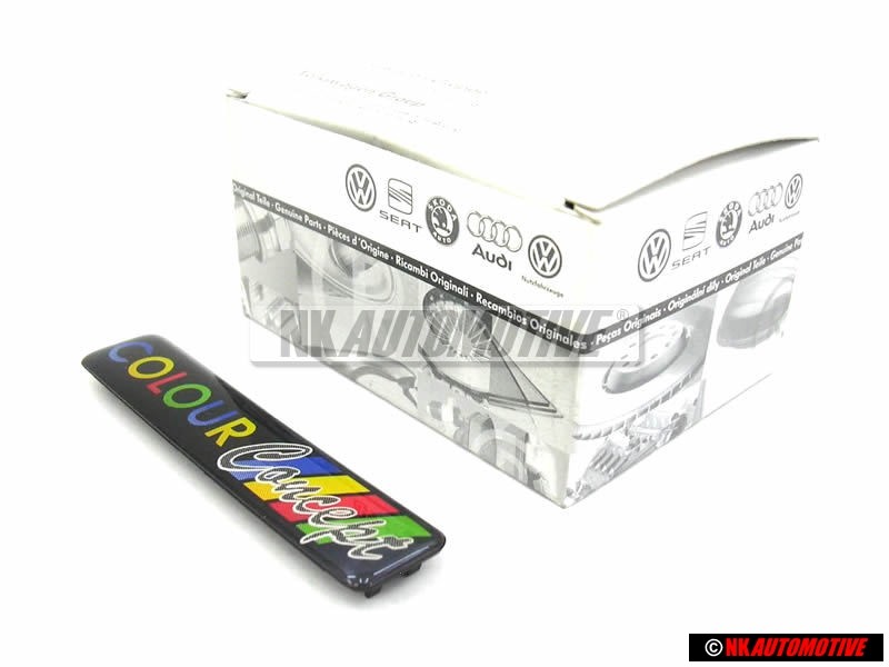 VW Original COLOUR CONCEPT Lado Rotulo Insignia Emblema - 1H6853714G Z39
