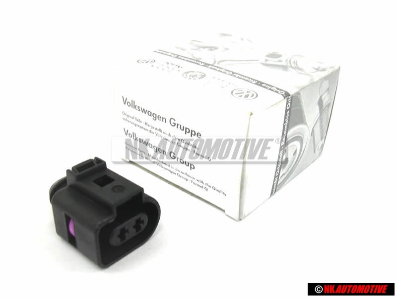 VW Original Caja De Contactos Planos Con Bloqueo De Contacto - 1J0973722