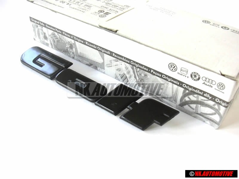 VW Original GOLF Trasero Rotulo Insignia Emblema Negro - 191853687J 01C